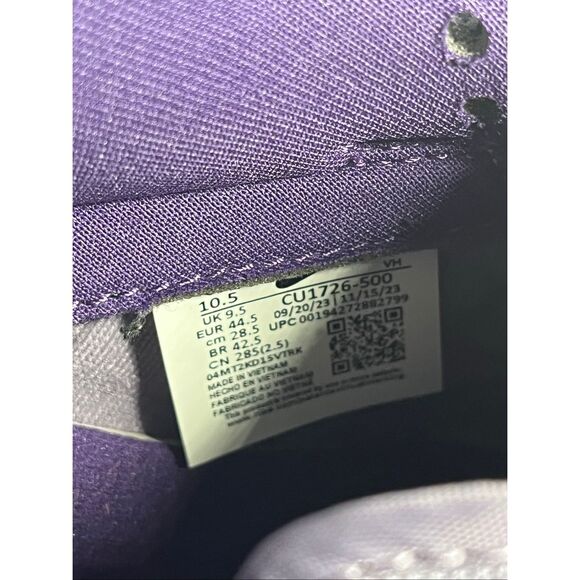 Nike Dunk Low Purple Pink Suede Men’s Size 10.5 CU1726-500 main image 8